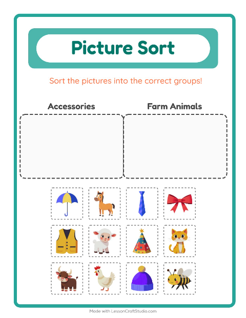 Preview of Code Addition worksheet featuring Accessories for kindergarten