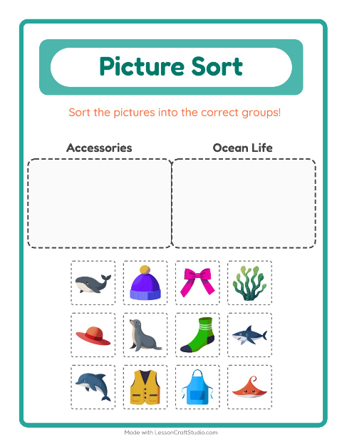 Preview of More Or Less worksheet featuring Furniture for preschool