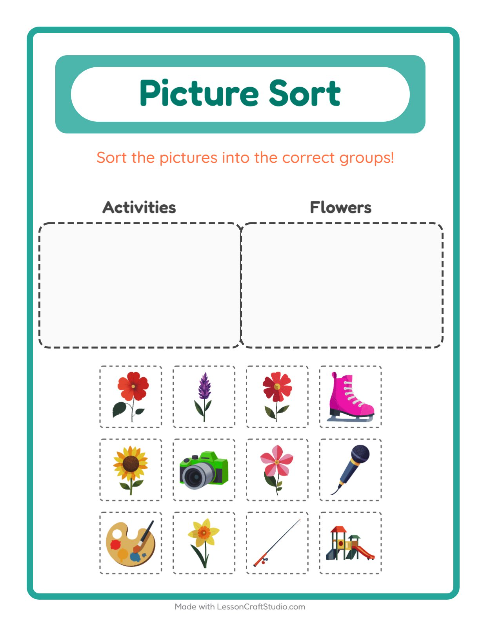 Preview of Math Worksheet worksheet featuring Camping for kindergarten