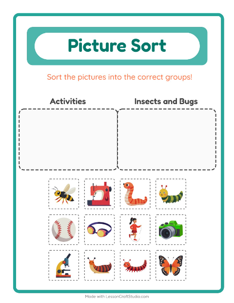 Preview of Big Or Small worksheet featuring Music for preschool