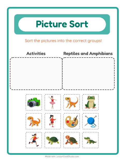 Preview of Picture Trail worksheet featuring Spring for kindergarten
