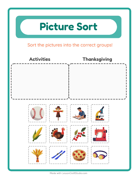 Preview of Subtraction worksheet featuring Activities for kindergarten