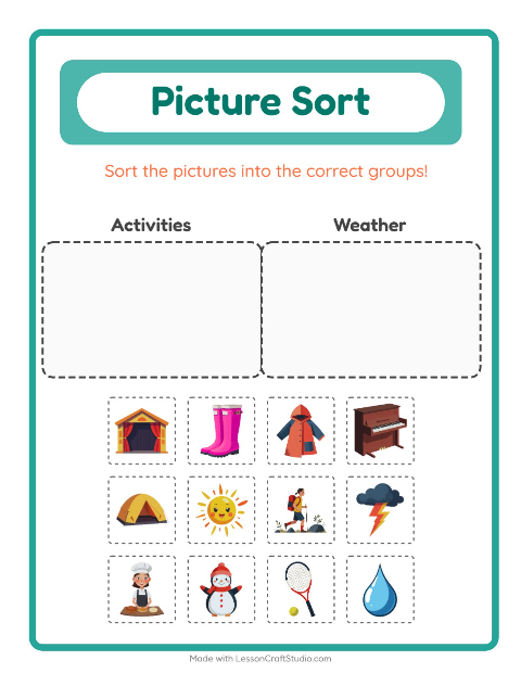 Preview of Picture Trail worksheet featuring Thanksgiving for kindergarten