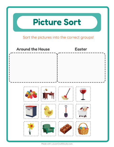 Preview of Word Search worksheet featuring Easter for grade 1