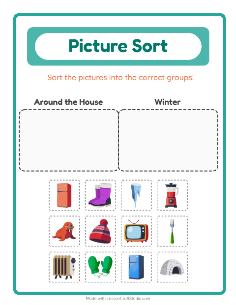 Preview of Big Or Small worksheet featuring Desserts and Sweets for preschool