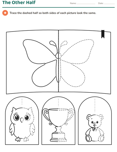 Preview of Symmetry Picture Tracing: Trace the Other Half