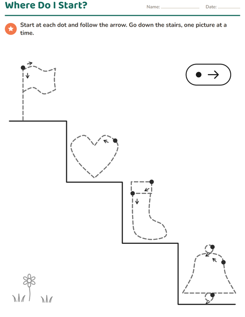 Preview of Picture Tracing for Kindergarten: Where Do I Start?