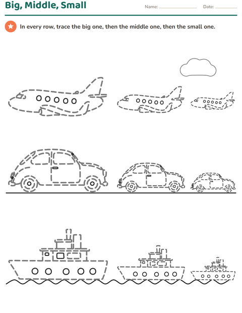 Big, Middle, Small
