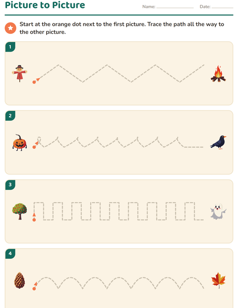 Preview of Pre-Writing Practice worksheet featuring Miscellaneous for kindergarten