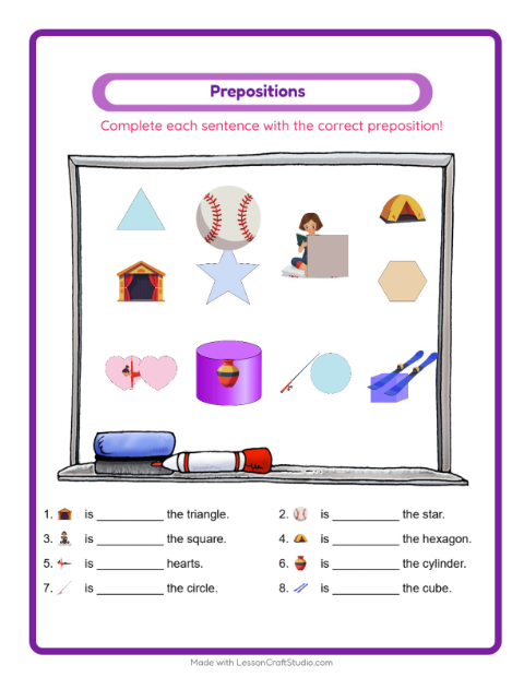 Preview of Pattern Train worksheet featuring Kitchen Tools for kindergarten