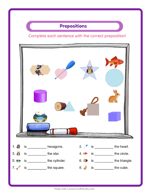 Preview of Shadow Match worksheet featuring Furniture for kindergarten