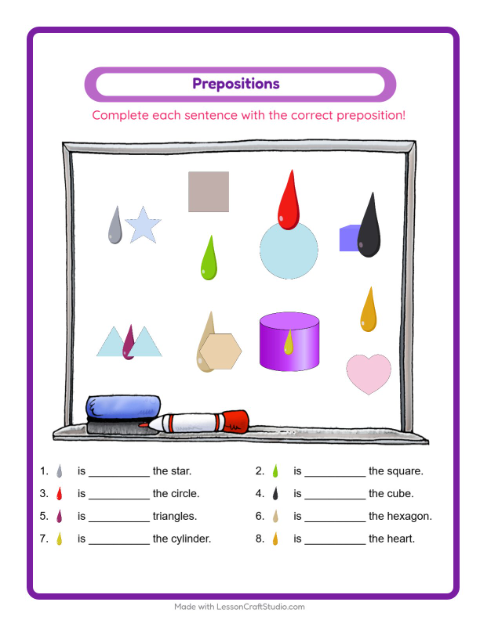 Preview of Missing Pieces worksheet featuring Flowers for kindergarten