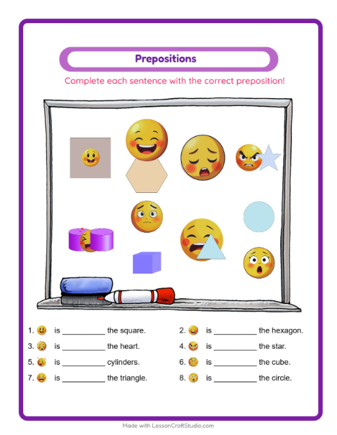 Preview of Picture Trail worksheet featuring Space for kindergarten