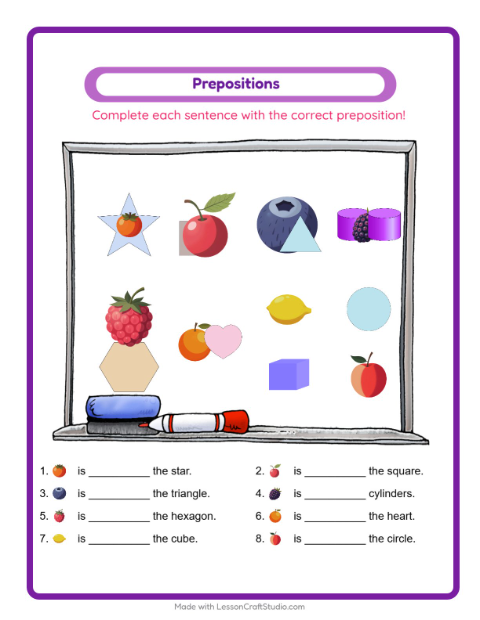 Preview of Picture Trail worksheet featuring Farm Animals for kindergarten