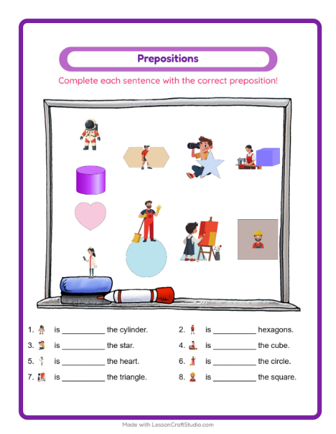 Preview of Matching worksheet featuring Emotions for kindergarten