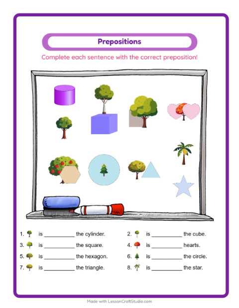 Preview of Alphabet Train worksheet featuring Camping for preschool