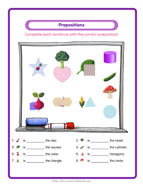Preview of Chart Count worksheet featuring Desserts and Sweets for kindergarten
