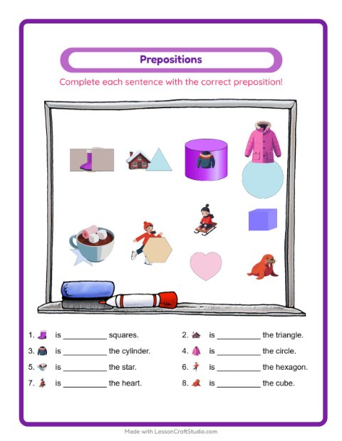 Preview of Find And Count worksheet featuring At the Supermarket for preschool
