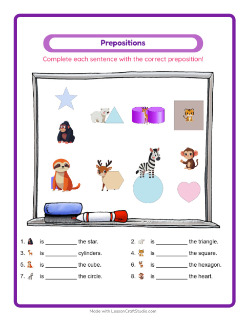 Preview of Picture Trail worksheet featuring Ocean Life for kindergarten