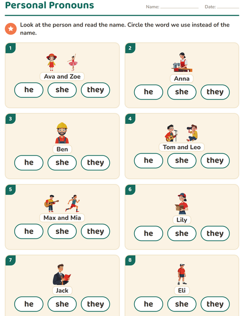 Personal Pronouns