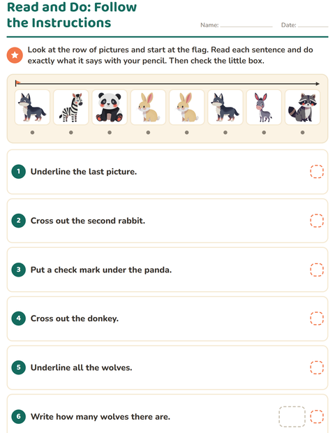 Read and Do: Follow the Instructions