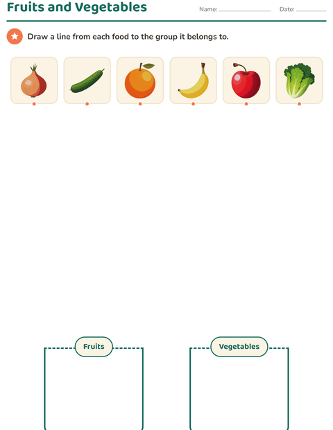 Preview of Science Sorting worksheet for kindergarten