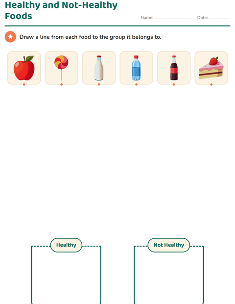 Preview of Science Sorting worksheet for kindergarten