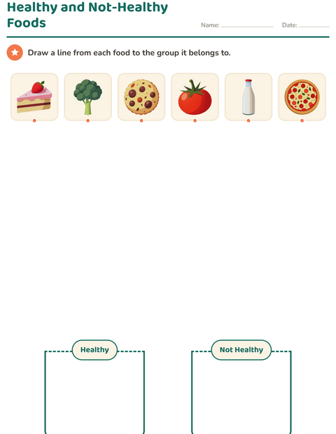 Preview of Science Sorting worksheet for kindergarten