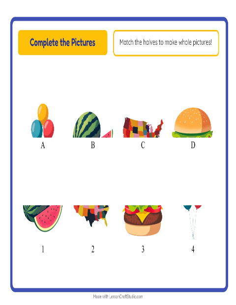 Preview of Shadow Match worksheet featuring 4th of July for kindergarten