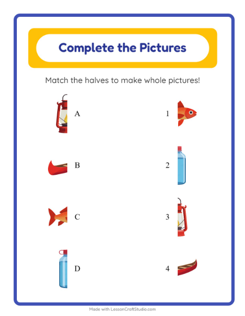 Preview of Odd One Out worksheet featuring Accessories for kindergarten
