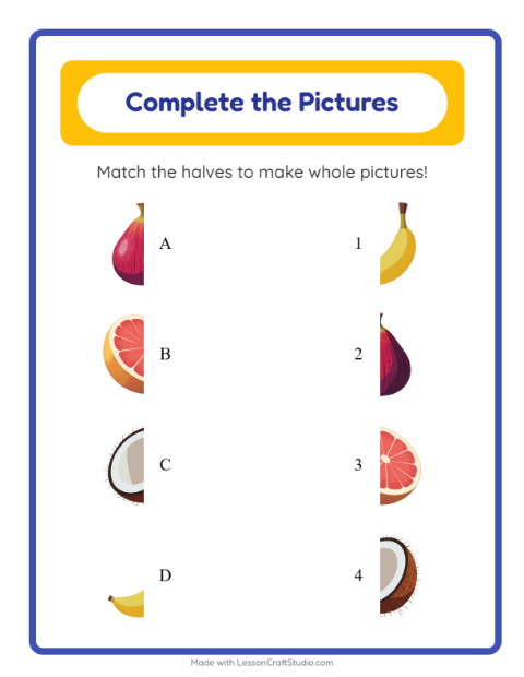 Preview of Picture Trail worksheet featuring Space for kindergarten