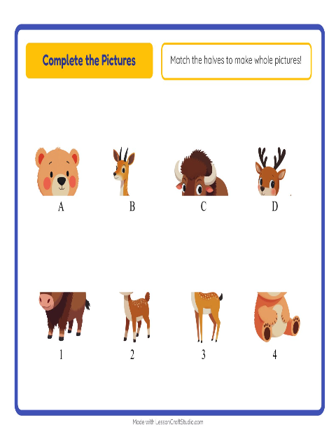 Preview of Subtraction worksheet featuring Zoo Animals for kindergarten