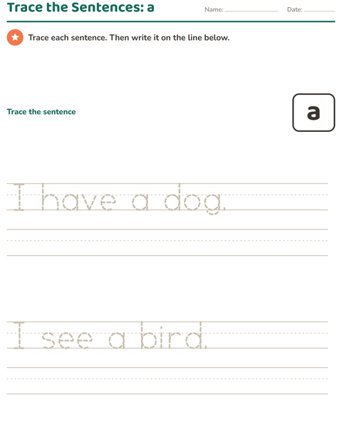 Preview of Sight Words worksheet for kindergarten