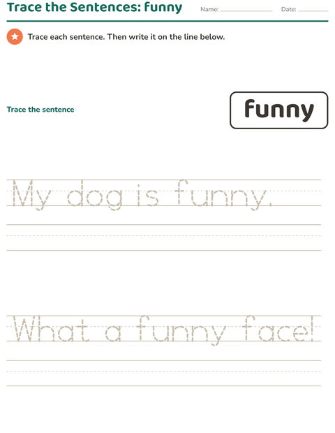 Preview of Sight Words worksheet for kindergarten