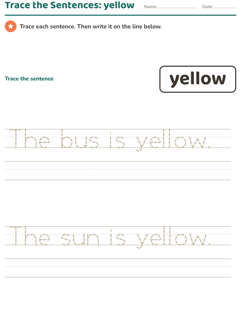 Preview of Sight Words worksheet for kindergarten