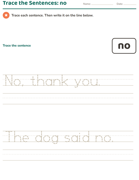 Preview of Sight Words worksheet for kindergarten