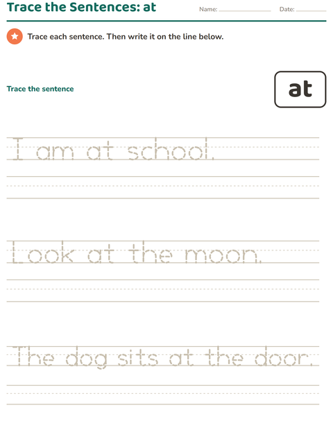 Preview of Sight Words worksheet for kindergarten