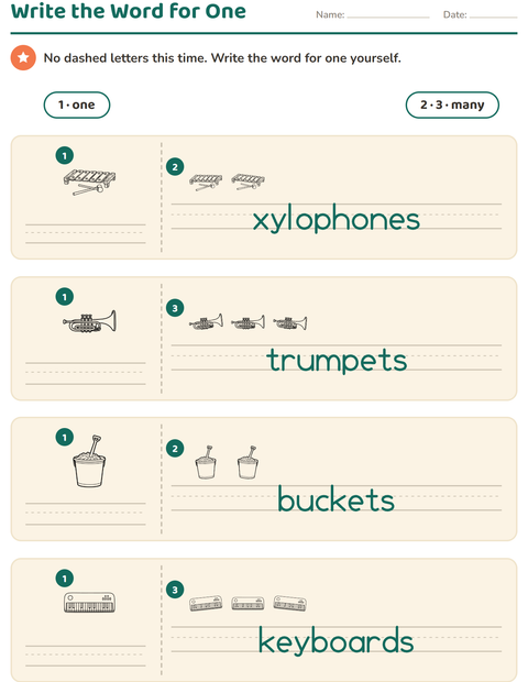 Preview of Singular and Plural worksheet featuring Toys BW 2 for kindergarten