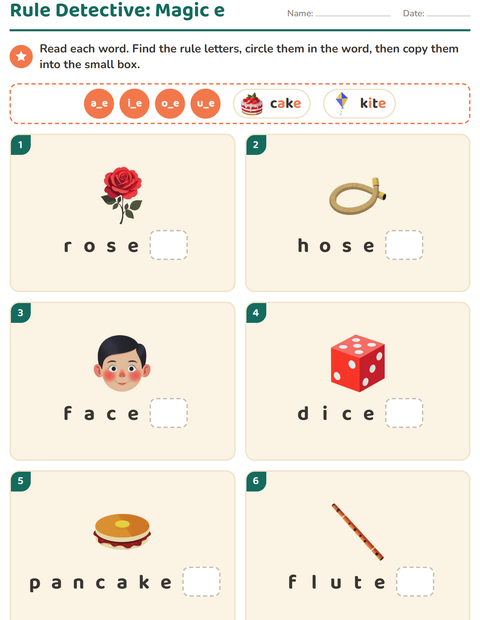 Preview of Spelling Rules worksheet for grade 2