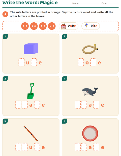 Preview of Spelling Rules worksheet for grade 2