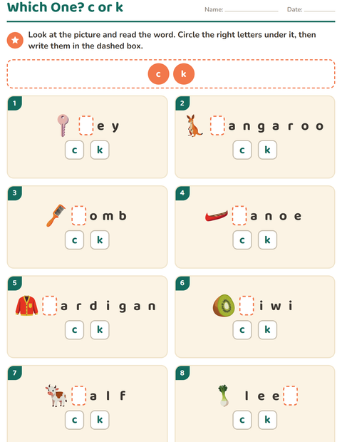 Which One? Choose Between Two Spellings of the Same Sound