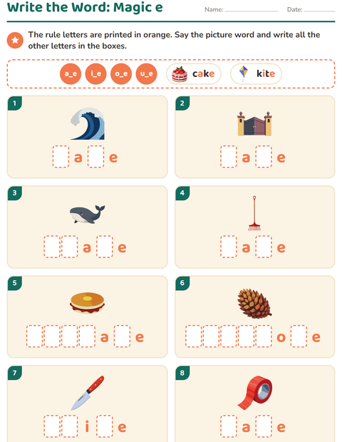 Preview of Spelling Rules worksheet for grade 2