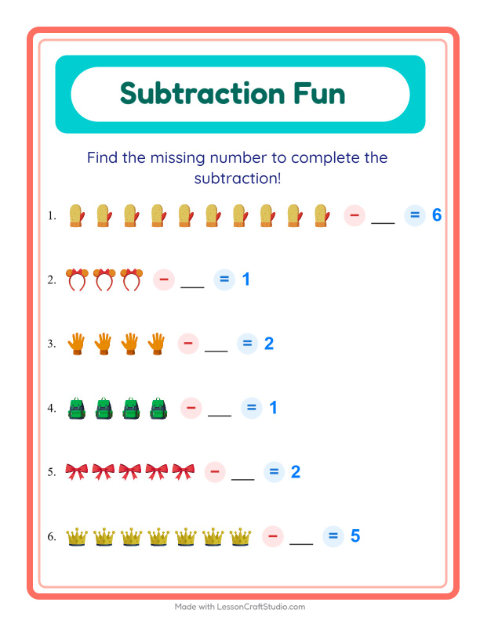 Find the Missing Number — Accessories
