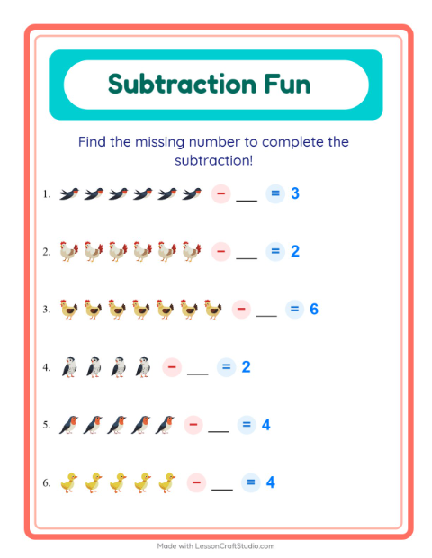 Find the Missing Number — More Birds