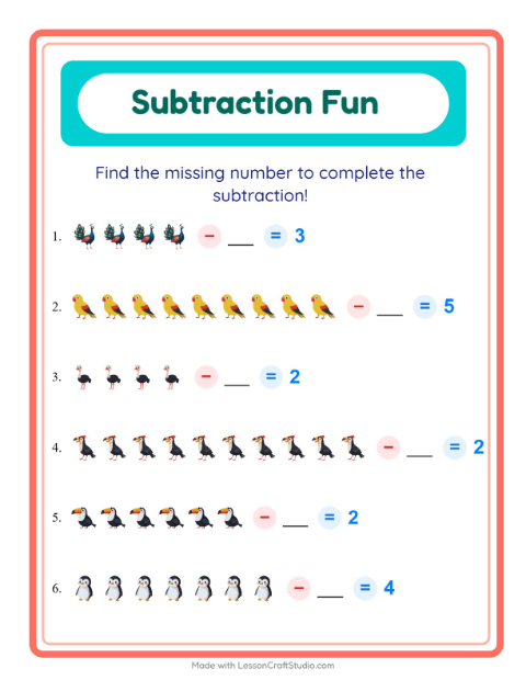 Find the Missing Number — Birds