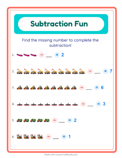 Find the Missing Number — Vehicles