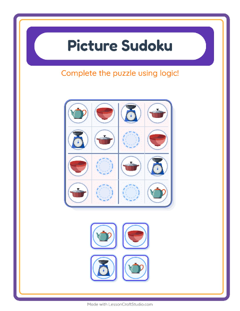 Preview of Missing Pieces worksheet featuring Winter for kindergarten