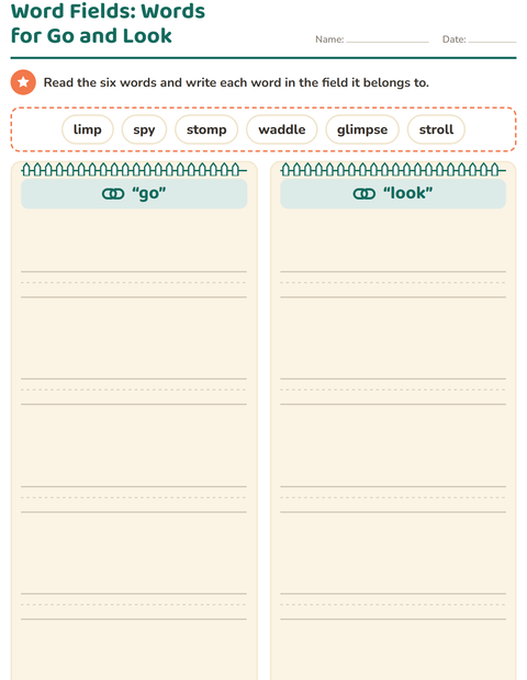 Preview of Synonyms worksheet for grade 3