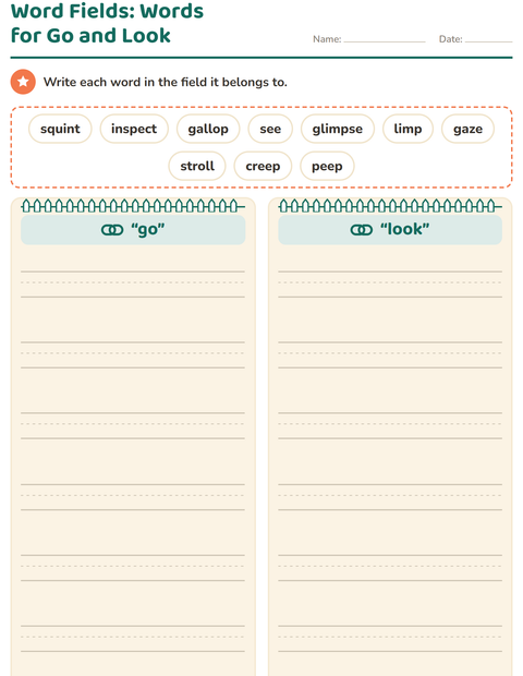 Preview of Synonyms worksheet for grade 3