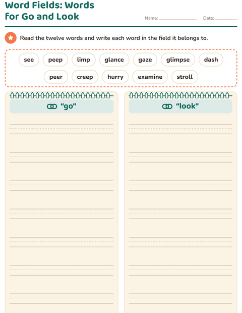 Preview of Synonyms worksheet for grade 3